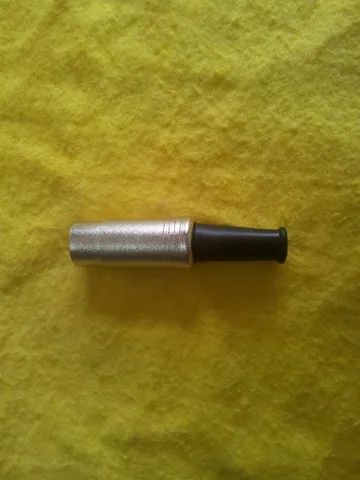 KIT com 4 unidades Plug Din Midi Conector Metal 5 pinos - Foto 2