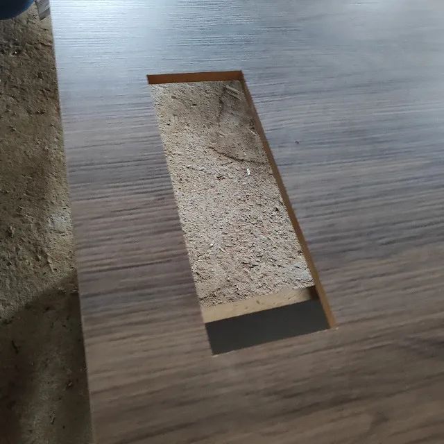Mesa de Escritório Amadeirada - Estado de Nova - Foto 5