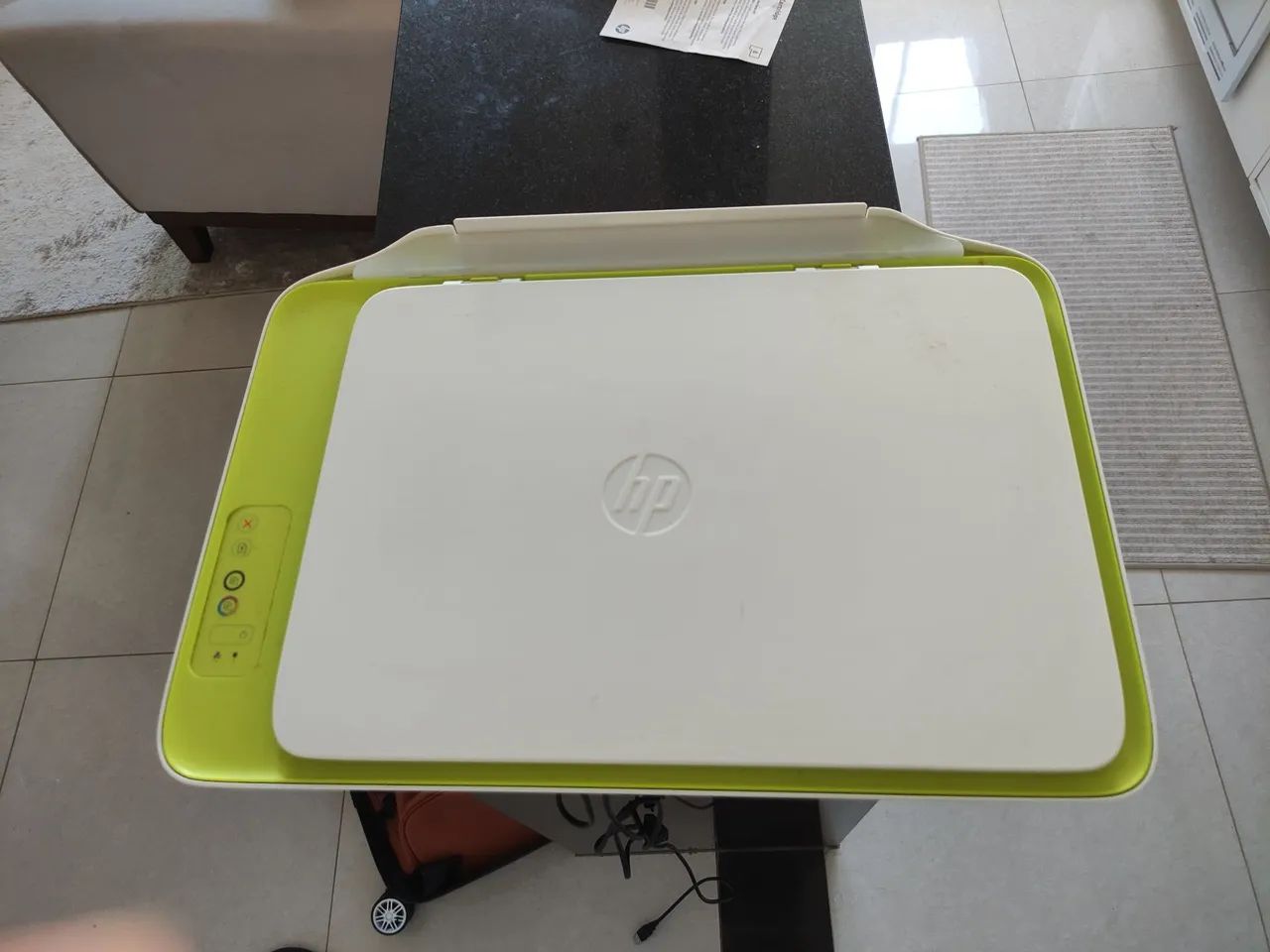 Impressora nova, só usei um cartucho de tinta.