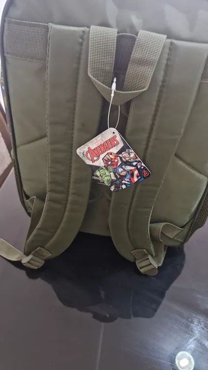 Mochila Hulk - Verde - Nova original - Foto 4