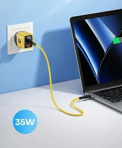 Carregador Original GAN Carga Rápida Asometech 35W Tipo C com display Led - Foto 4