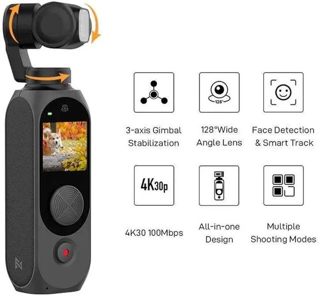 Estabilizador Fimi Palm Pro 2 Filma 4k Gimbal camera - Acessórios