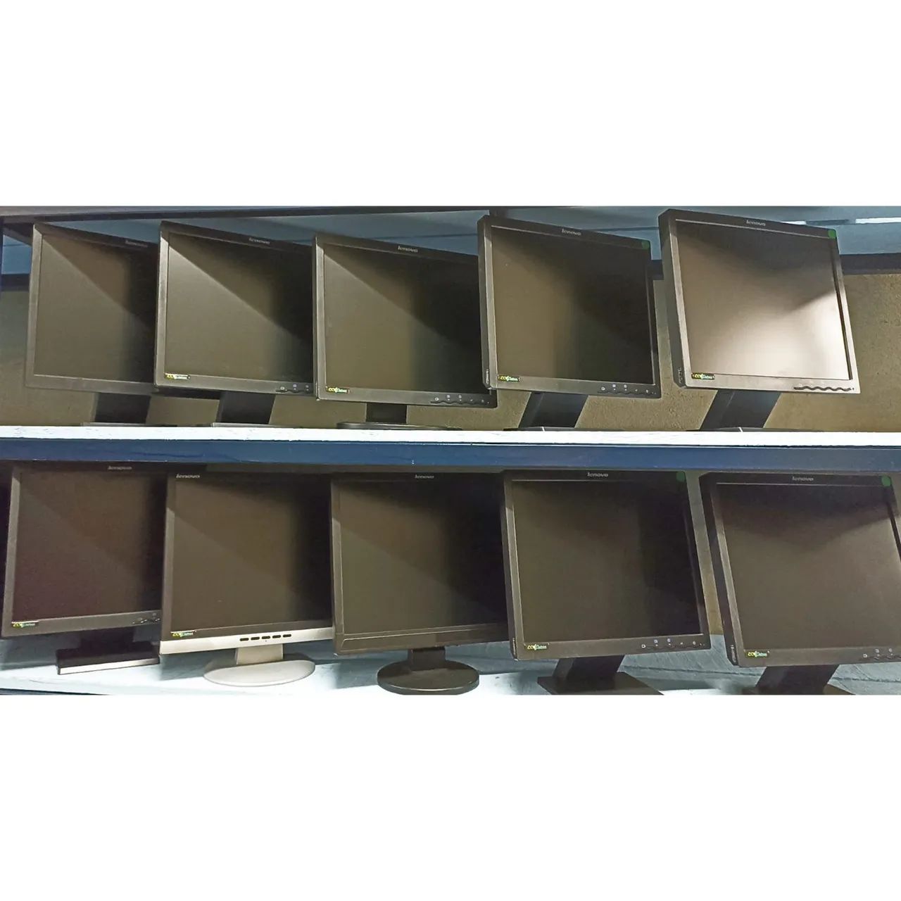 10 Monitores Lenovo 17" Polegadas Quadrado Diversos Modelos 
