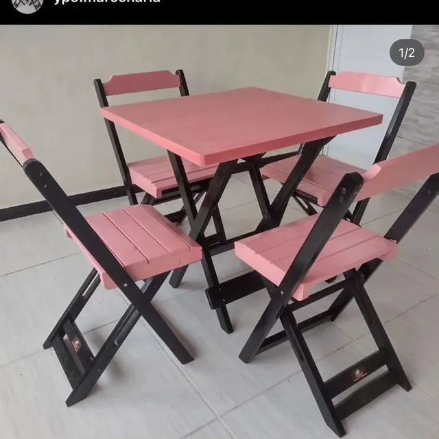 Mesas e cadeiras dobrável  - Foto 5