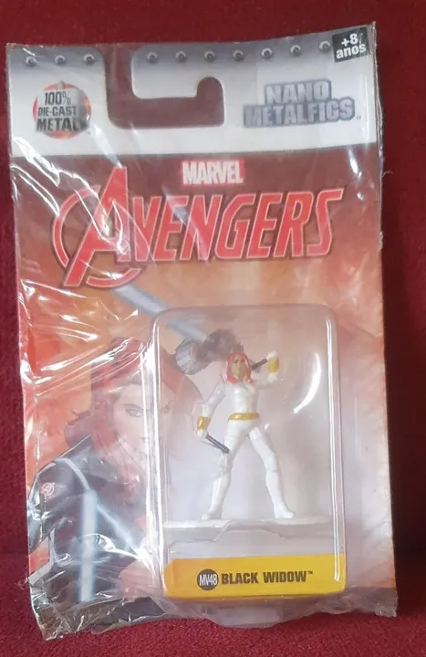 Miniatura Black Widow / Viúva Negra - Avengers / Vingadores / Marvel Nano Metalfigs