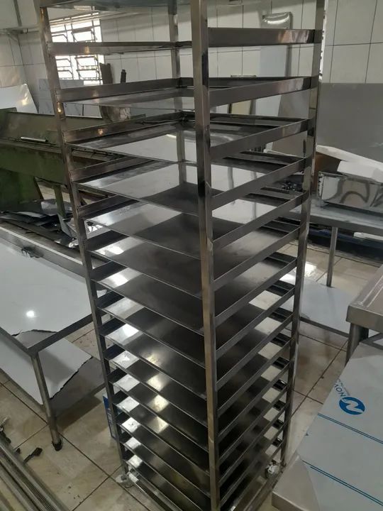 Estante Esqueleto Inox Assadeiras - Foto 4