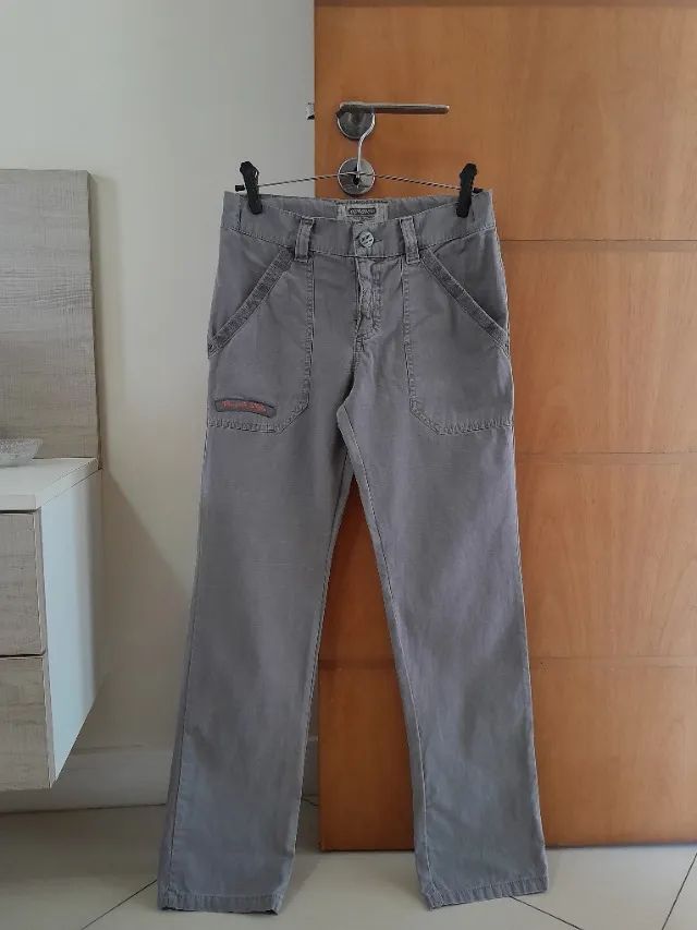 Calça Alphabeto tam 14 nova infantil 