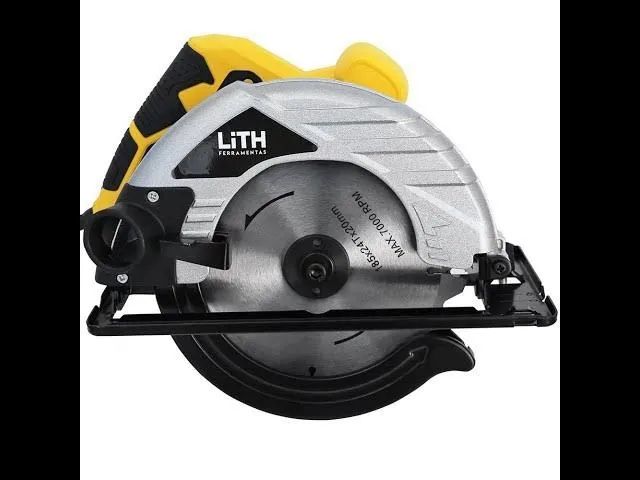 Serra circular lith 1400w 220v novo entregamos acompanha disco