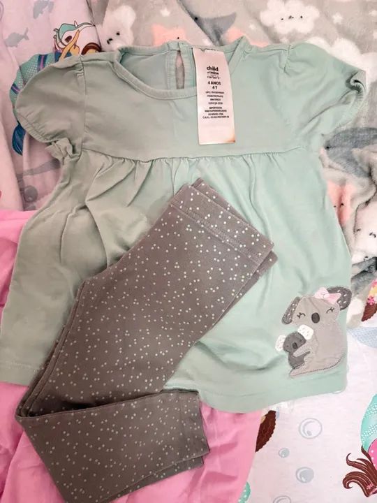 Conjunto Blusa e Calça carters - Tamanho 3