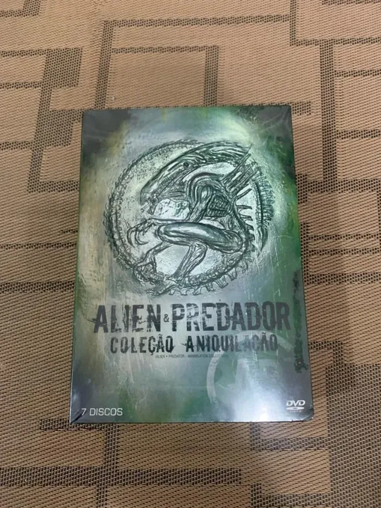 Alien e Predador Coleção Aniquilação Box c/ 07 Dvd Lacrado