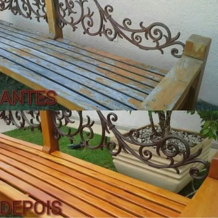 BANCOS E MÓVEIS DE MADEIRA  - Foto 5