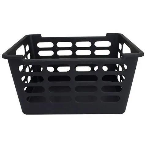 Cesto Organizador Atenas Pequeno Preto 25464 295x250x15mm