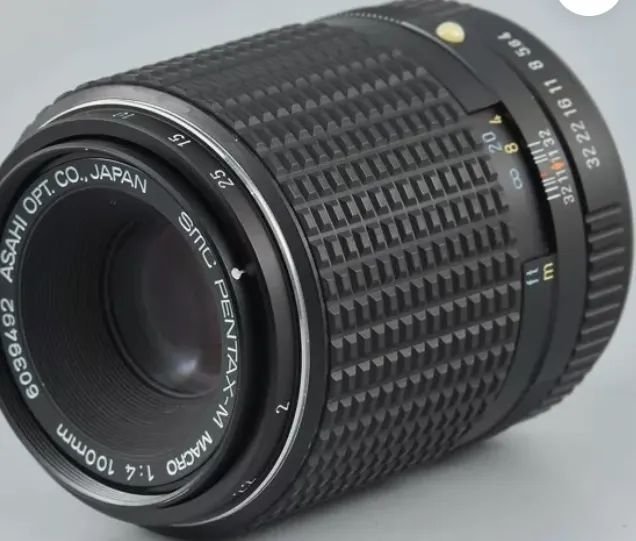 Câmera de filme Pentax K1000 com foco manual SLR com lente Pentax 50 mm e 100mm - Foto 4