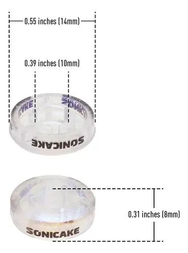 Kit Toppers Sonicake - 10un Protetores de pedal Footswitch. - Foto 4