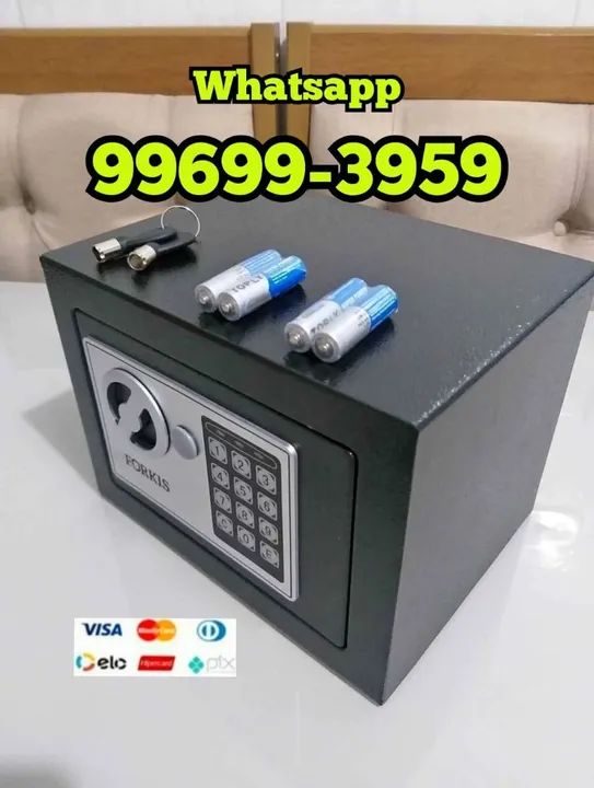 Cofre Digital Pequeno - Segurança para sua casa - Foto 5