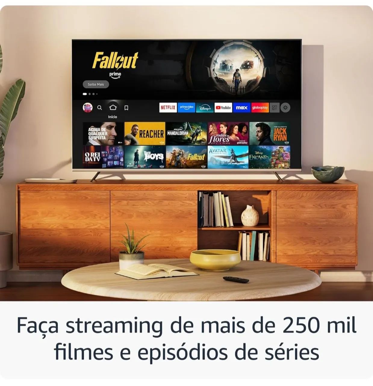 Smart TV streaming com filmes e séries