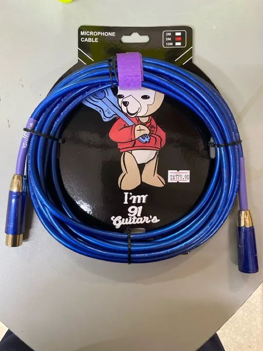 Cabo de Microfone XLR 5M 91Guitars NX-M5