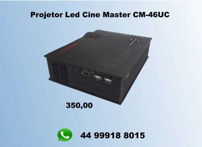 Projetor Cine Master - Ideal para Filmes e Séries a Noite - Foto 4