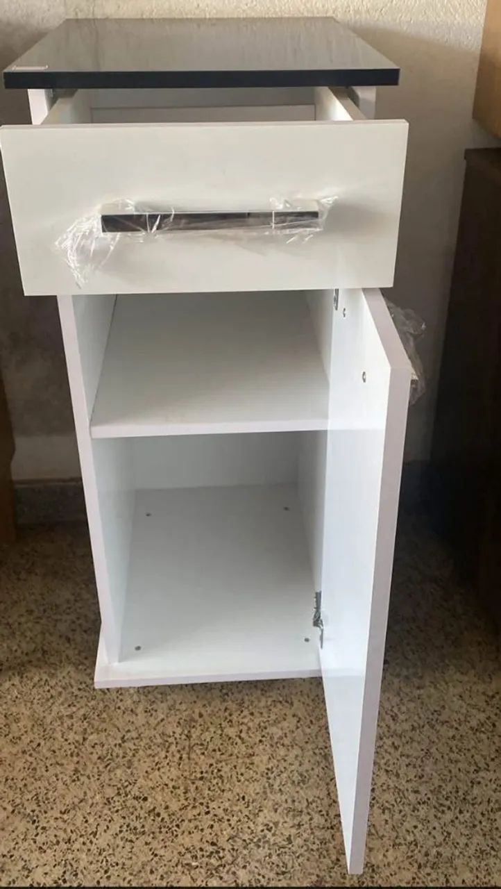 Balcão simples branco 