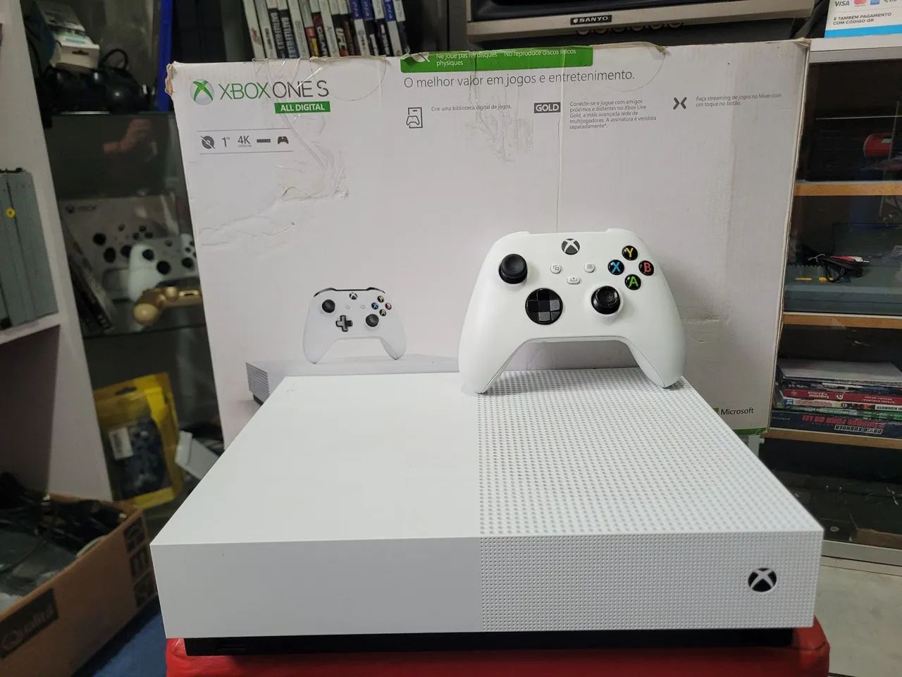 Xbox One S 1TB Digital Edition Consoles de Vídeo Game Vila