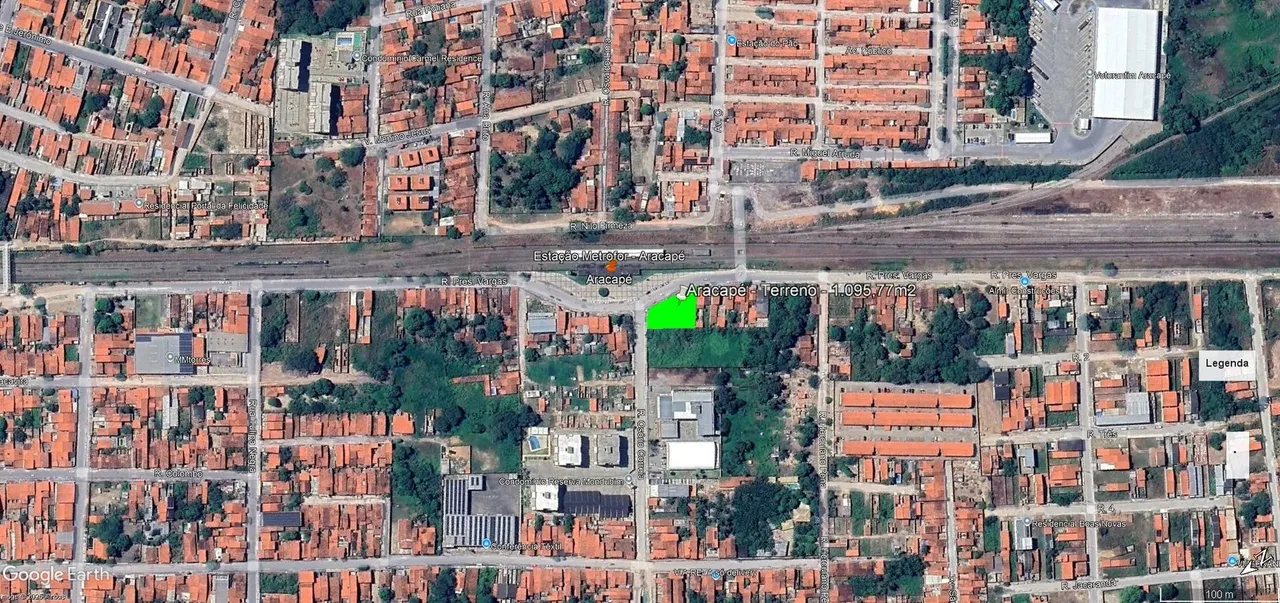 Terreno para locação em frente a Estação Aracapé do Metrofor