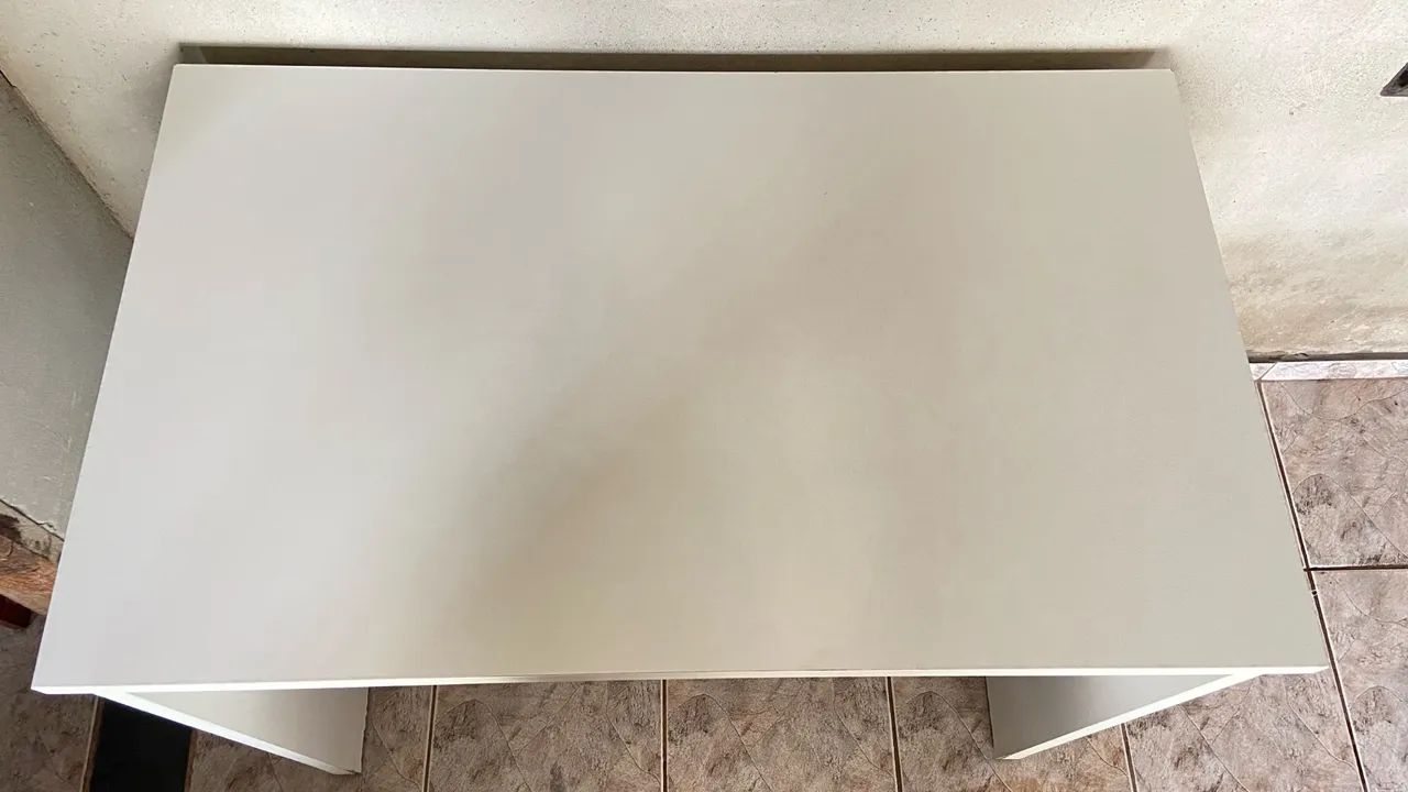 Mesa de Escritório Branca - Foto 6
