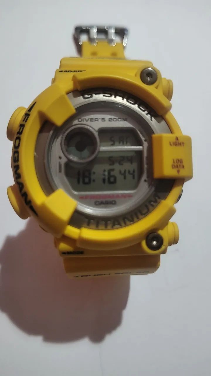 Relógio G-Shock Frogman Amarelo - Titanium - Acessórios