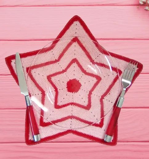 Sousplat de crochê  - Foto 2