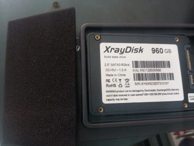 Ssd Disco Sólido Interno Ssd Xray Disk 960gb 2.5 Pc Notebook 01 Cor Preto - Foto 3
