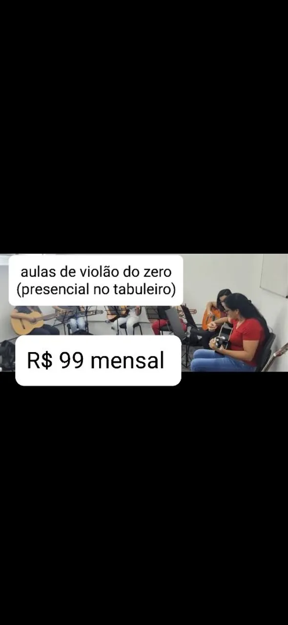 Aulas de Violão do Zero - Presencial