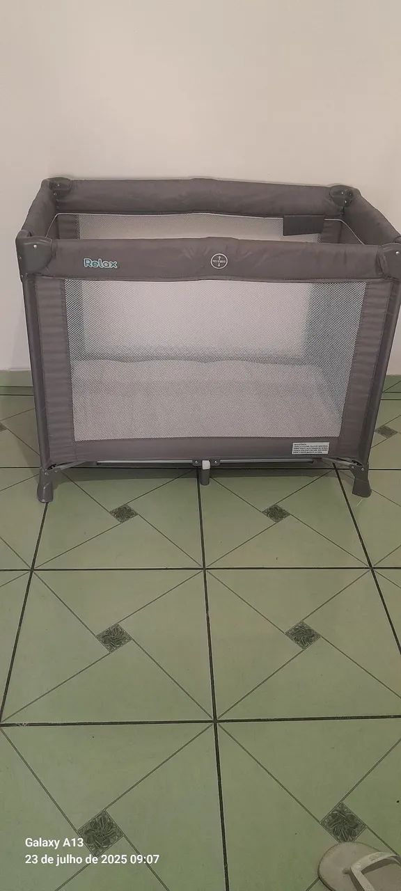 Berço vira chiqueirinho portátil burigotto  - Foto 6