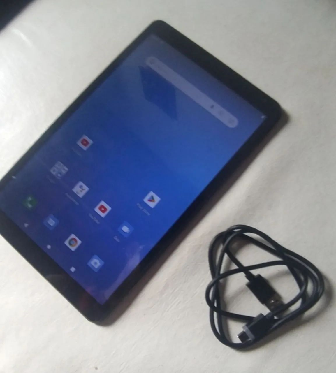 Tablet 10 polegadas grandão + cabo leia  - Foto 3