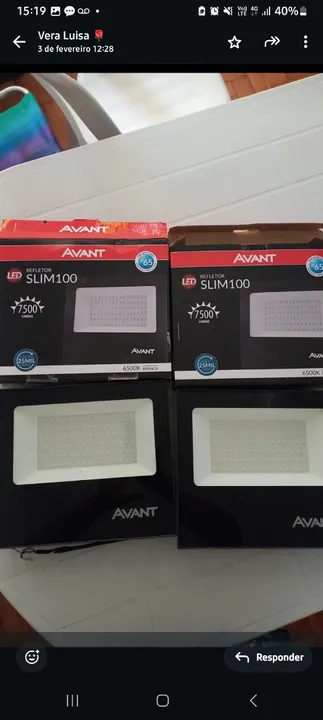 Refletor LED Slim 100 Avant - 6500K
