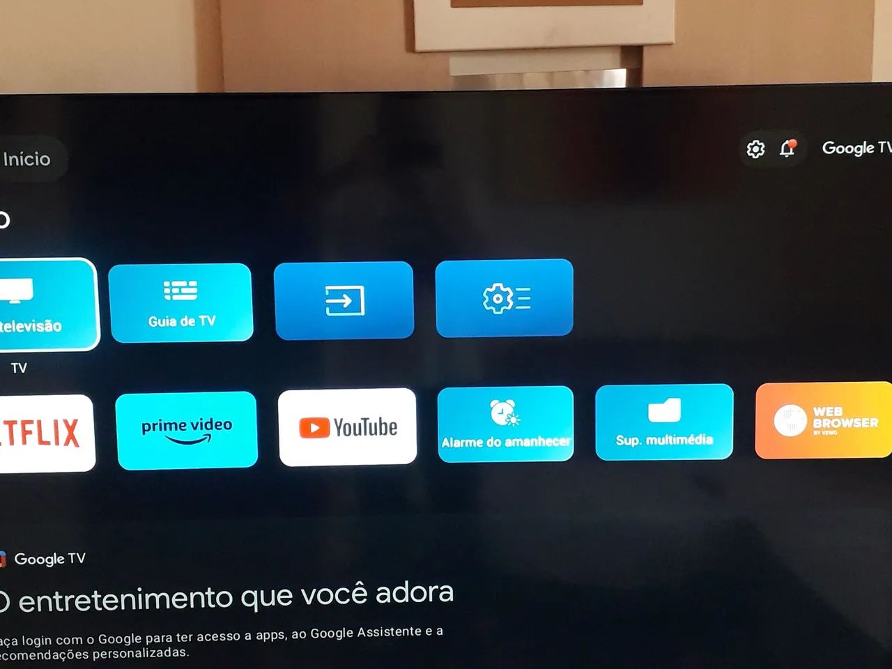 TV Philips ambilight 4k 65 polegadas nova  - Foto 2
