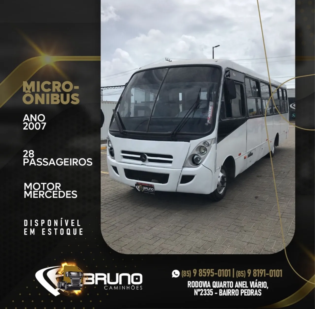 Micro-ônibus Mercedes-Benz 2007 - 28 Passageiros