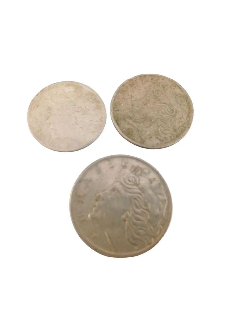 3 moedas de 10,20, 50 centavos 1970 - Foto 2