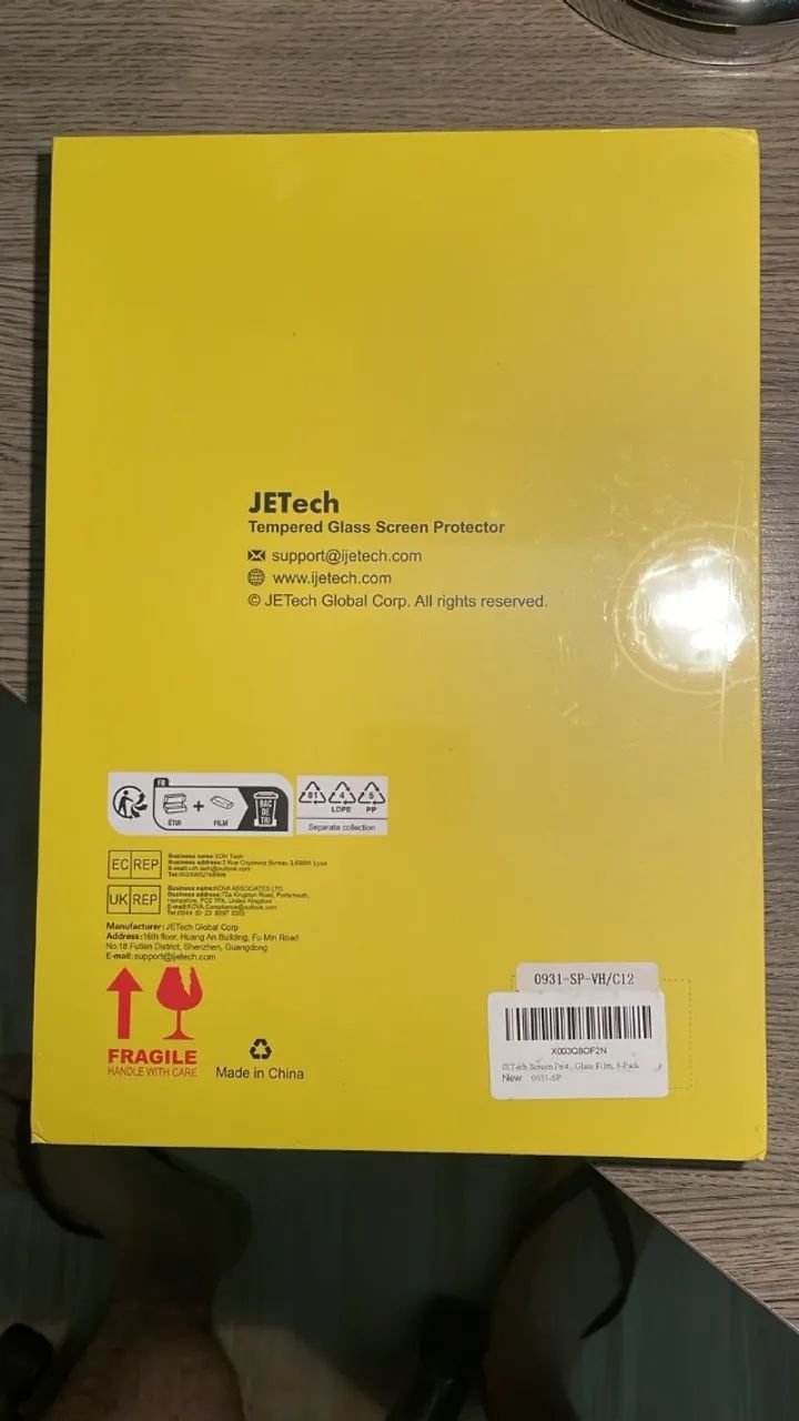 JETech Película de Vidro Temperado para iPad Pro e Air - Foto 2