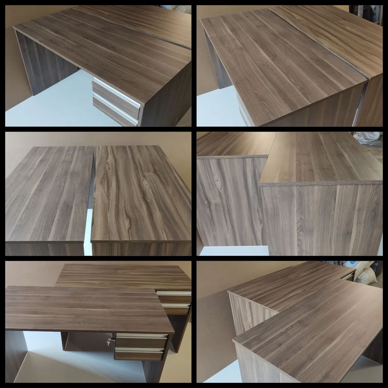 Mesas de escritório 100% MDF 18mm,  cores diferentes novas valor unitário r$550 à - Foto 4