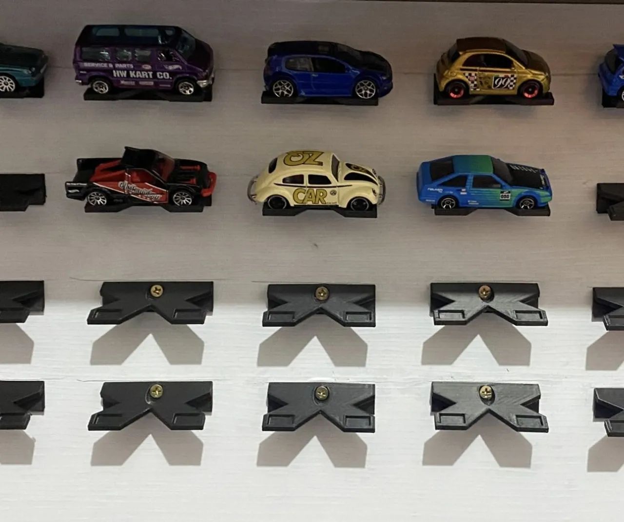 Hot wheels base para exposição kit com 15 mattel - Foto 2