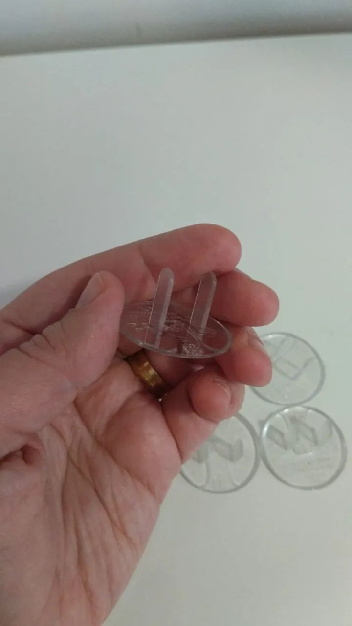 Protetor de tomada tipo A kit com 6 - Foto 2