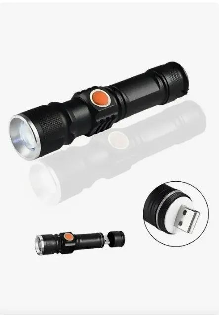 Mini Lanterna Led Tática Potente Farol Recarregável Original Loja Física Garantia Nota Ent - Foto 4