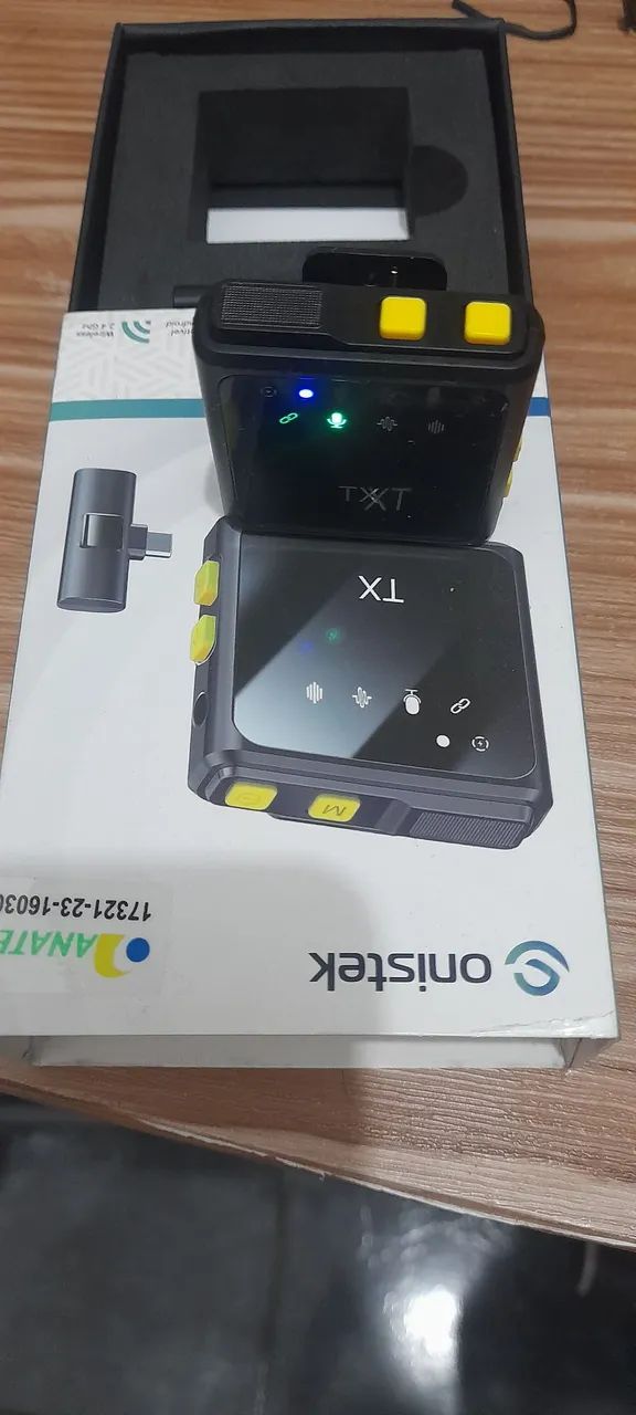 Microfone de lapela onistek novo Nunca usado . - Foto 3