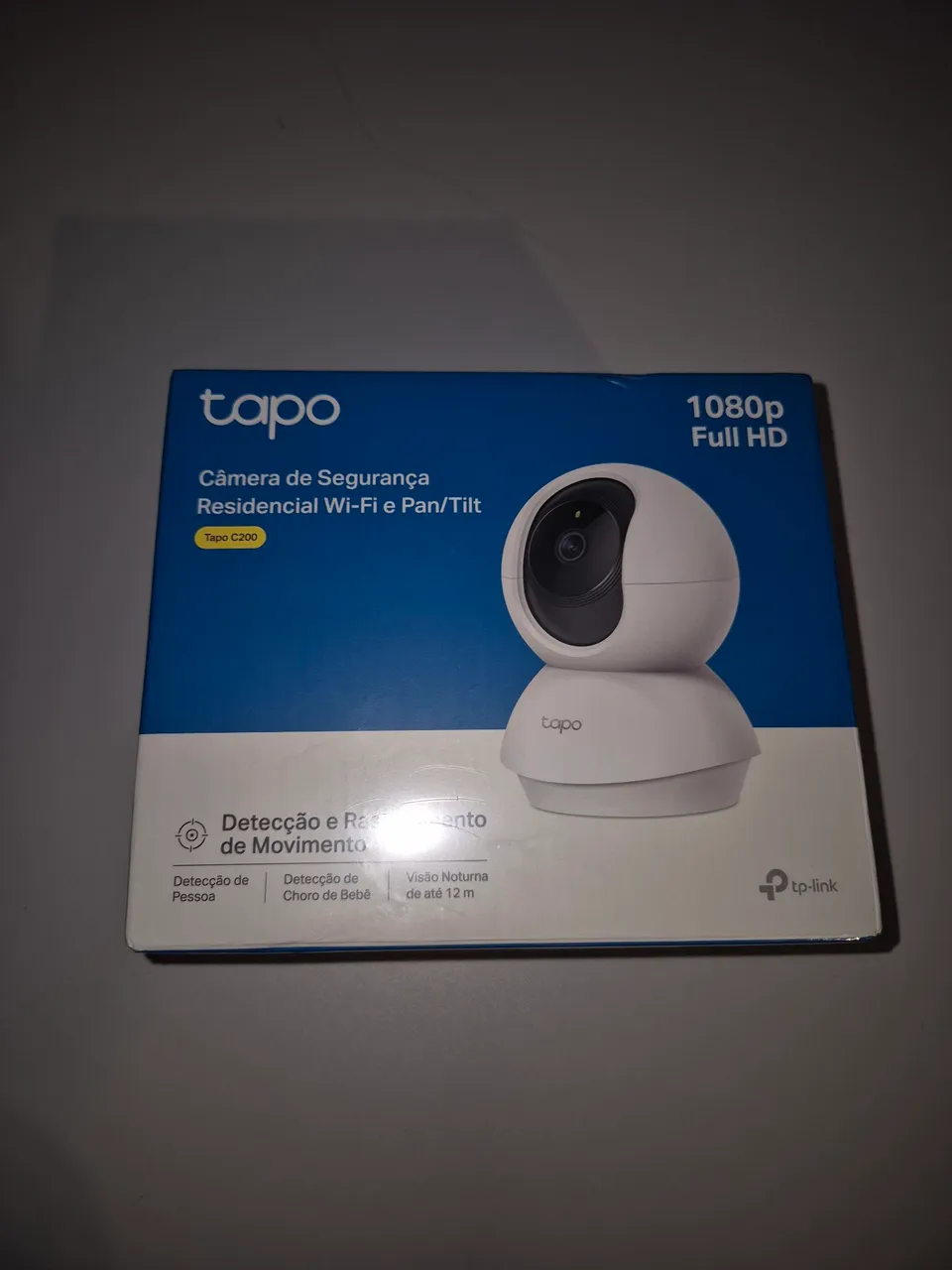 Câmera de Segurança Residencial Wi-Fi Tapo C200 1080p - interno