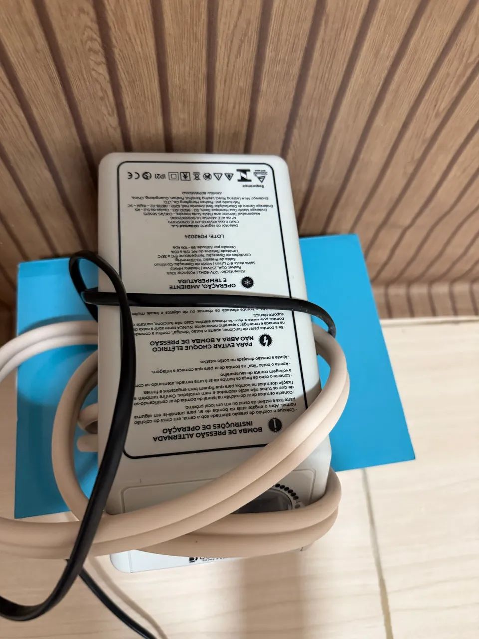 Bomba automática de encher colchão casca de ovo  - Foto 3