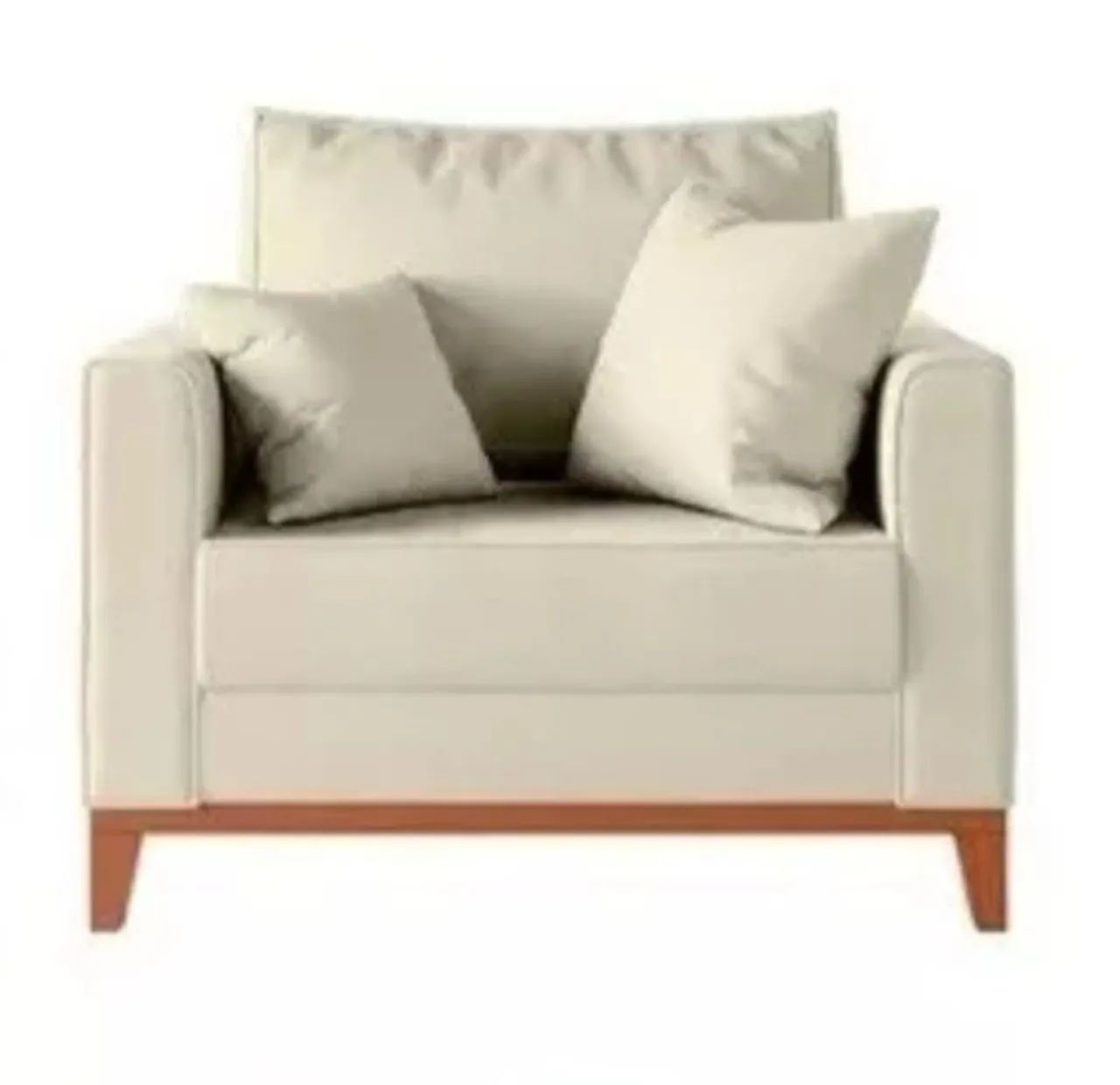 Poltrona de 1 lugar confortável e elegante