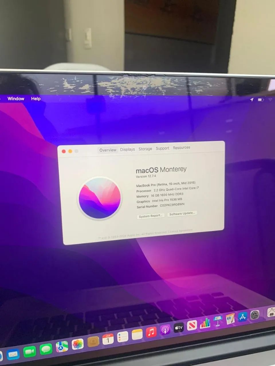 Macbook Pro 2015 15" - I7 Quad-Core Turbo até 3.3GHz 16 GB RAM, SSD 256 GB (6) - Foto 2