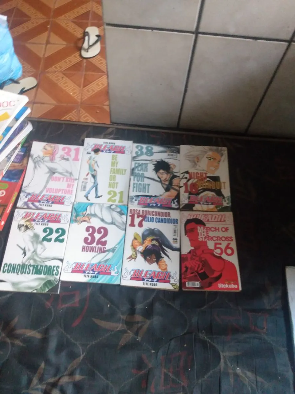 Mangás Bleach - Volumes 17, 21, 22, 32, 38, 56