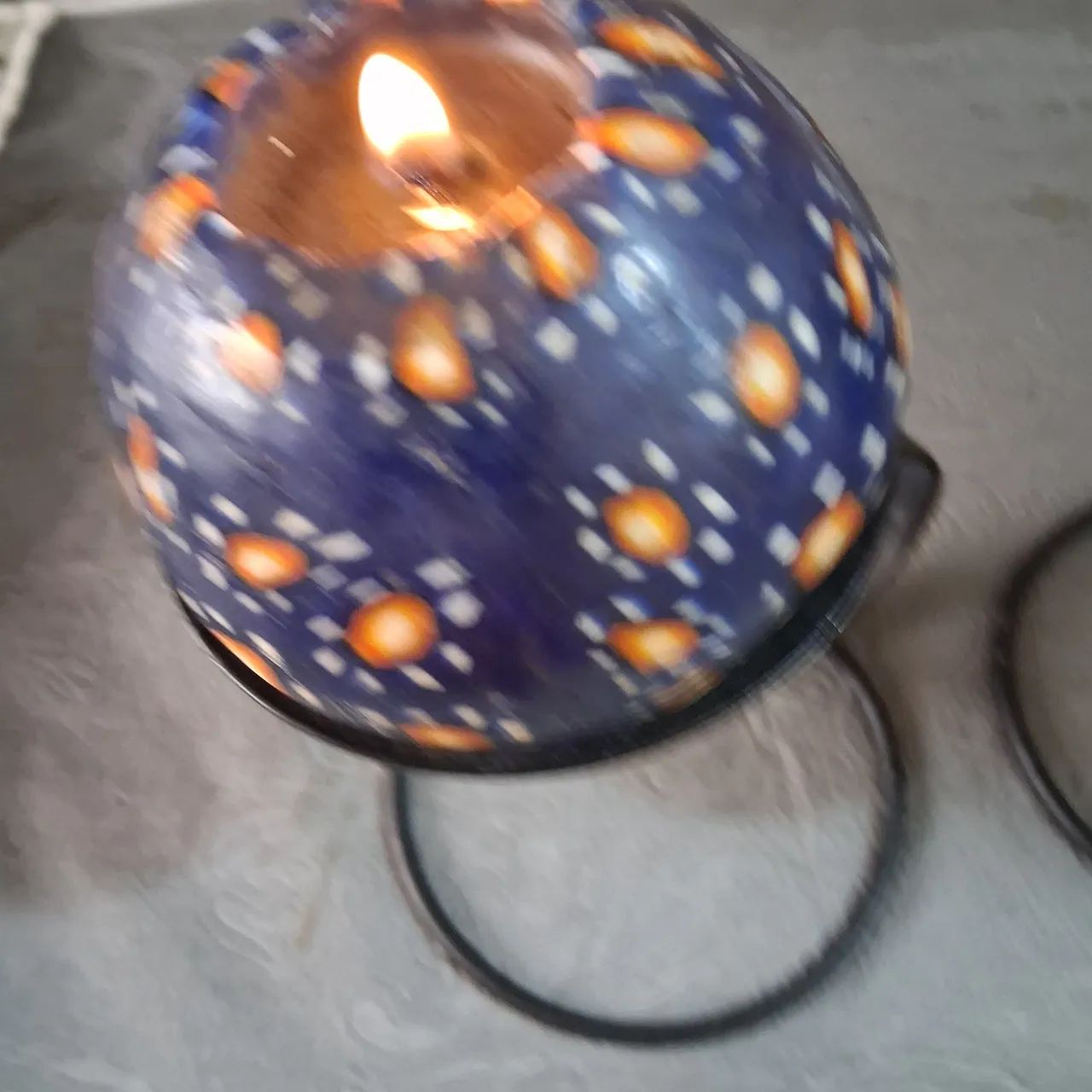 Castiçais   par com velas e ferro - Foto 5