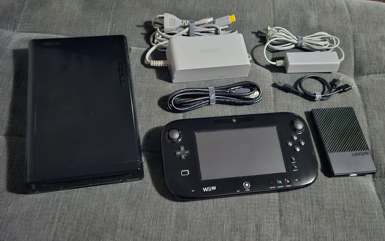 Nintendo Wii U Destravado HD Externo com 93 Jogos - Consoles de