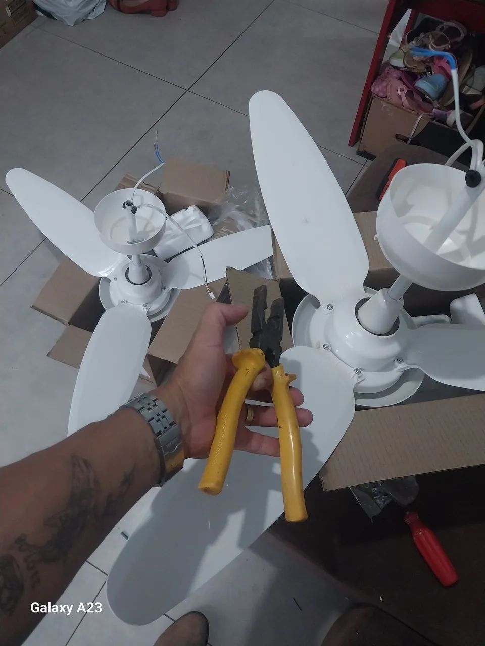 Ventilador de teto instalação promo - Foto 4